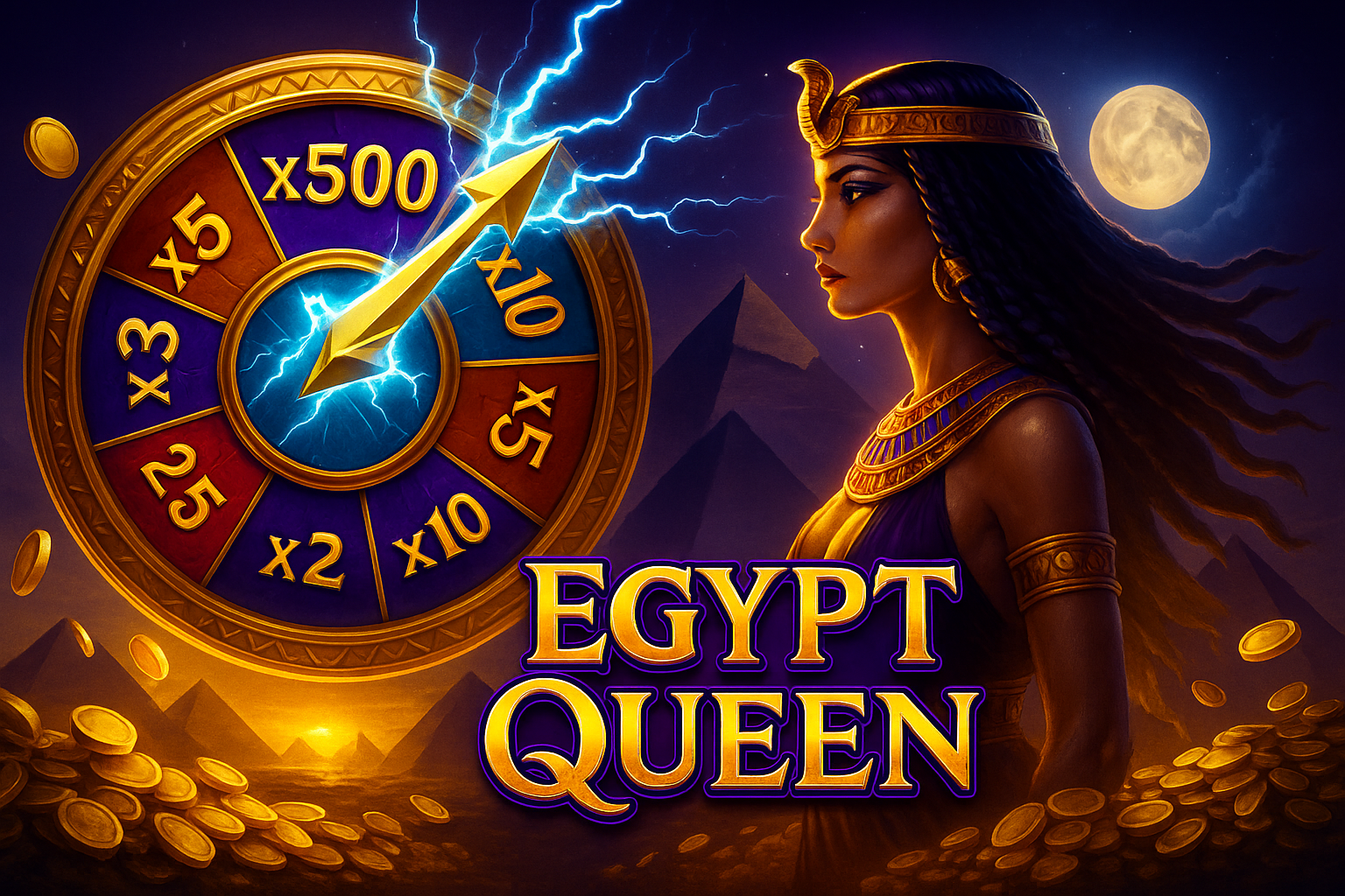 埃及豔后 遊戲介紹｜女王降臨觸發百倍金字塔獎勵，經典爆分機台再進化